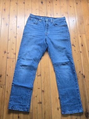 Levi's Straight Leg 501 Blue Denim Jeans